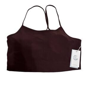 Calme by Johnny Was endurance cross back cami Maroon size‎ XXL NEW